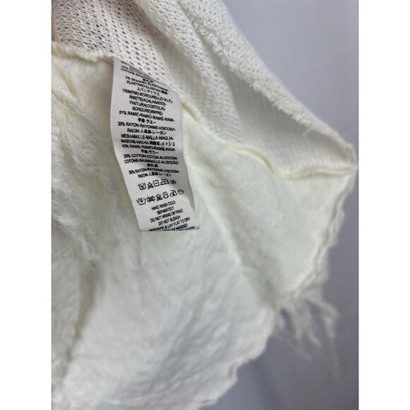 Free People Women's Top Treat Me Tender Color Ivory Size Small NWT boho Tank - Picture 7 of 10